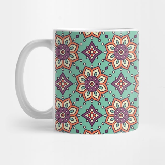 Beautiful Moroccan Flower Pattern by machmigo